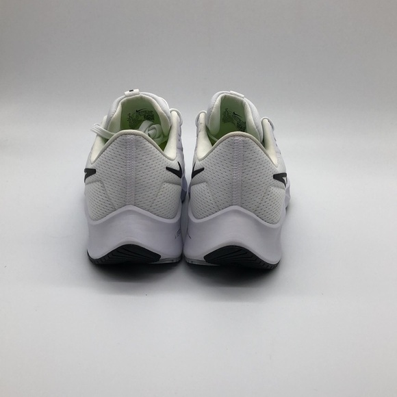 Nike Air Zoom Pegasus 38 Shoes Men's White Black (CW7356-100) - Picture 4 of 5